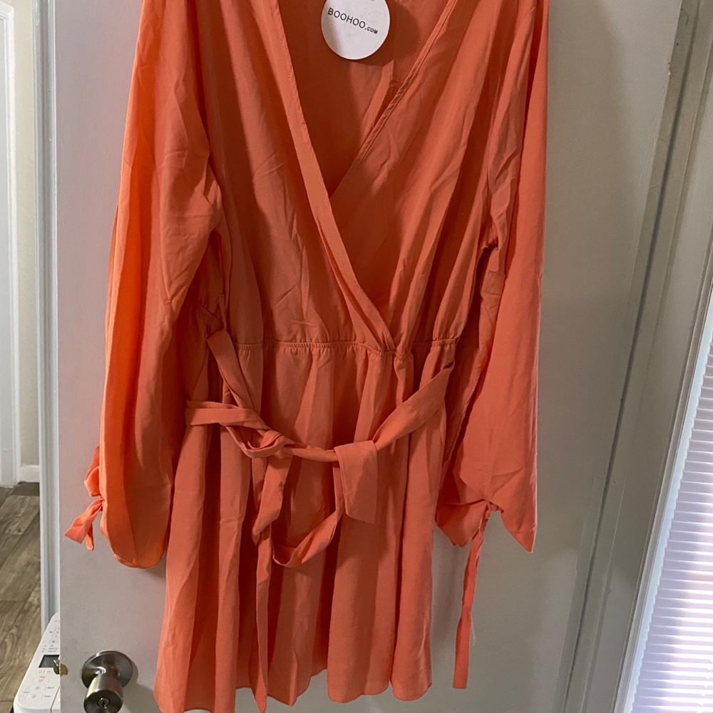 Plus size pink size 20 wrap dress